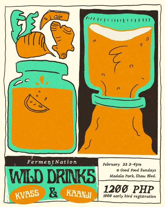 FermentNation Workshop: Wild Drinks - Kvass and Kanji
