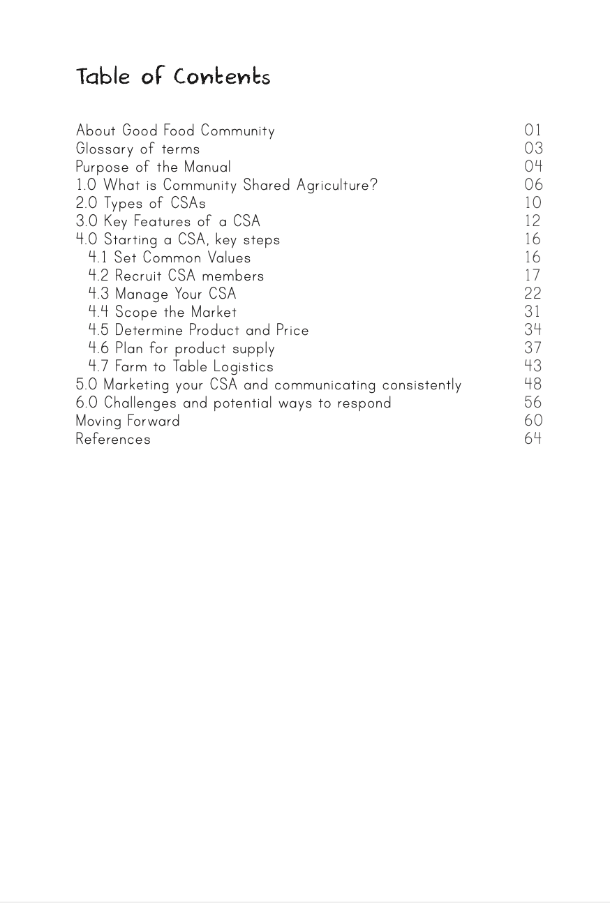 Community Shared Agriculture Manual : Growing the Future Together (Free Download) - Good Food Community